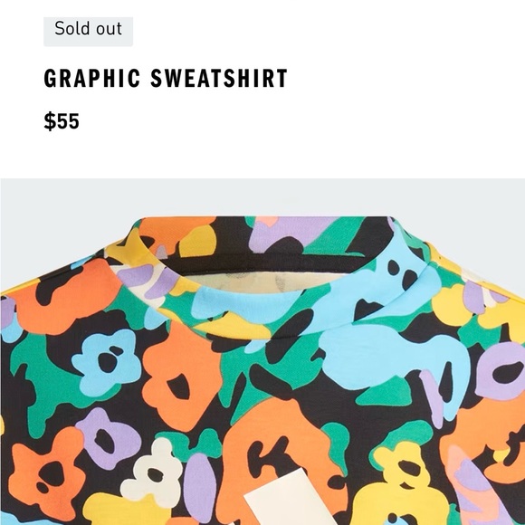 Adidas Originals Colorful Camo Crewneck Sweatshirt XL Streetwear Y2K Gorpcore - Picture 11 of 11